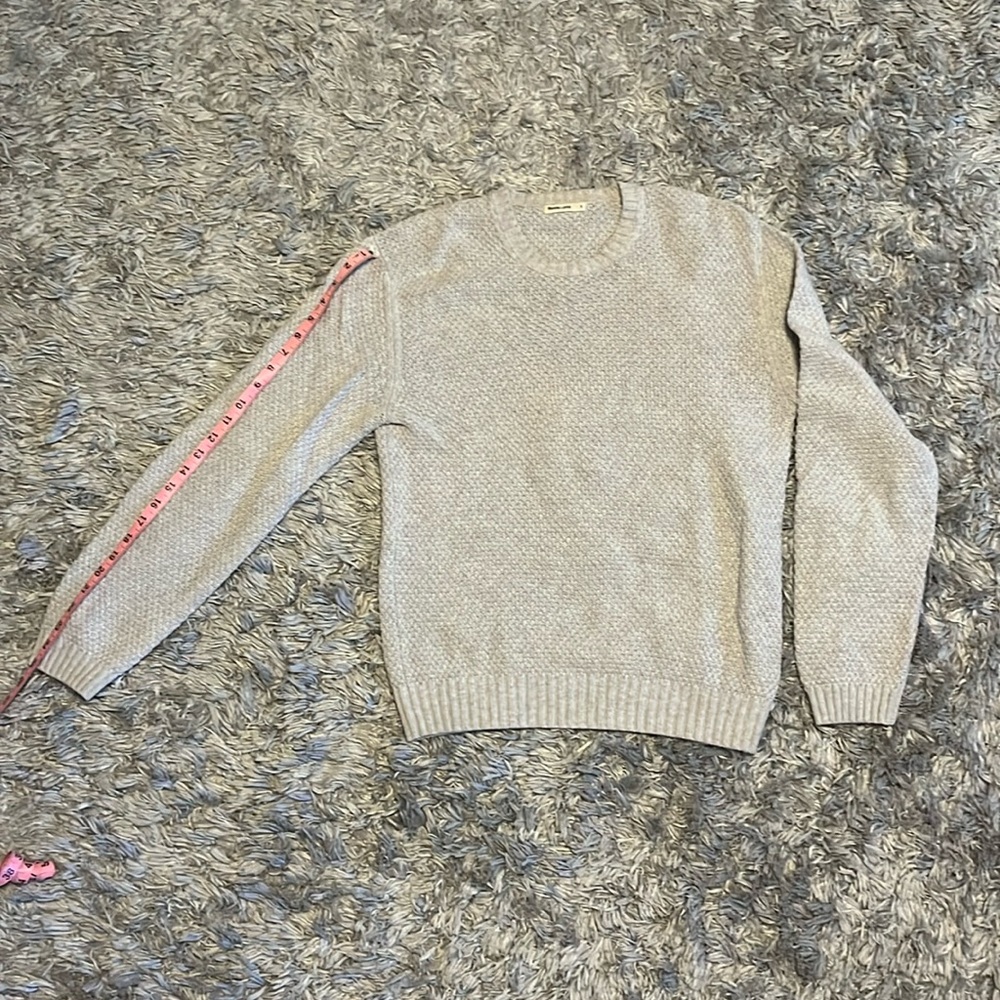 Marine Layer knit sweater, small, “platinum” color